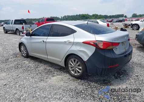 2014 Hyundai Elantra Se z USA, uszkodzony, nr VIN 5NPDH4AE3EH517685